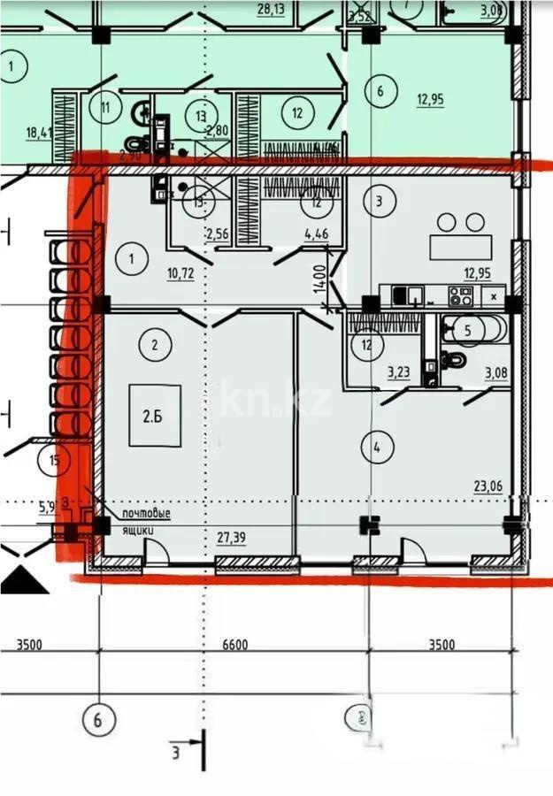 Продажа 2-комнатной квартиры, 88.27 м² в Алматы