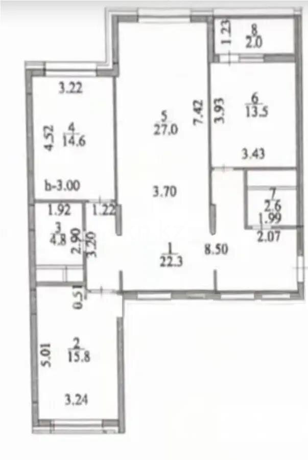 Продажа 3-комнатной квартиры, 103 м² в Астане - фото 4
