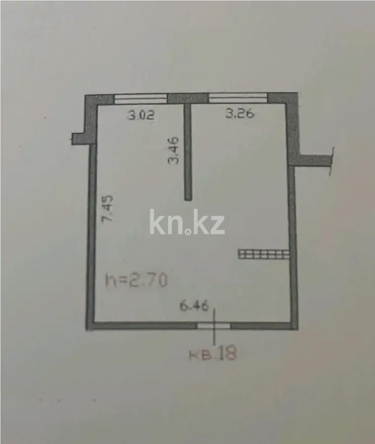 Продажа 1-комнатной квартиры, 47.55 м², мкр. Шугыла, дом  340/37 в Алматы