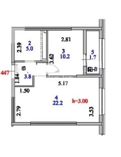 Продажа 1-комнатной квартиры, 42.9 м² в Астане - фото 4