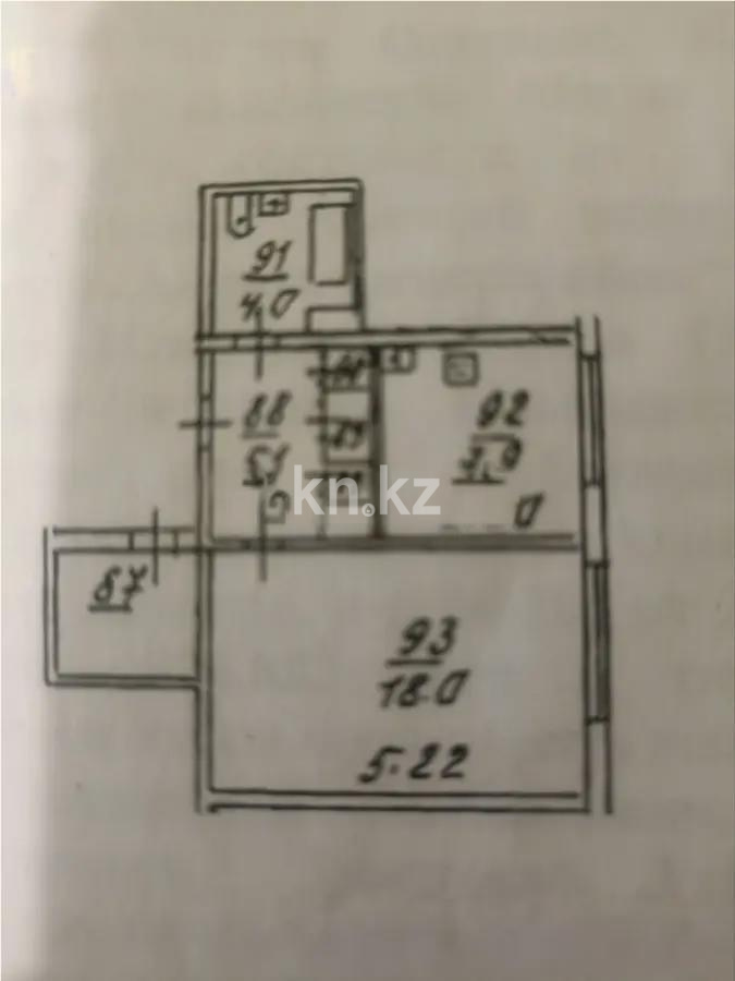 Продажа 1-комнатной квартиры, 40 м² в Алматы
