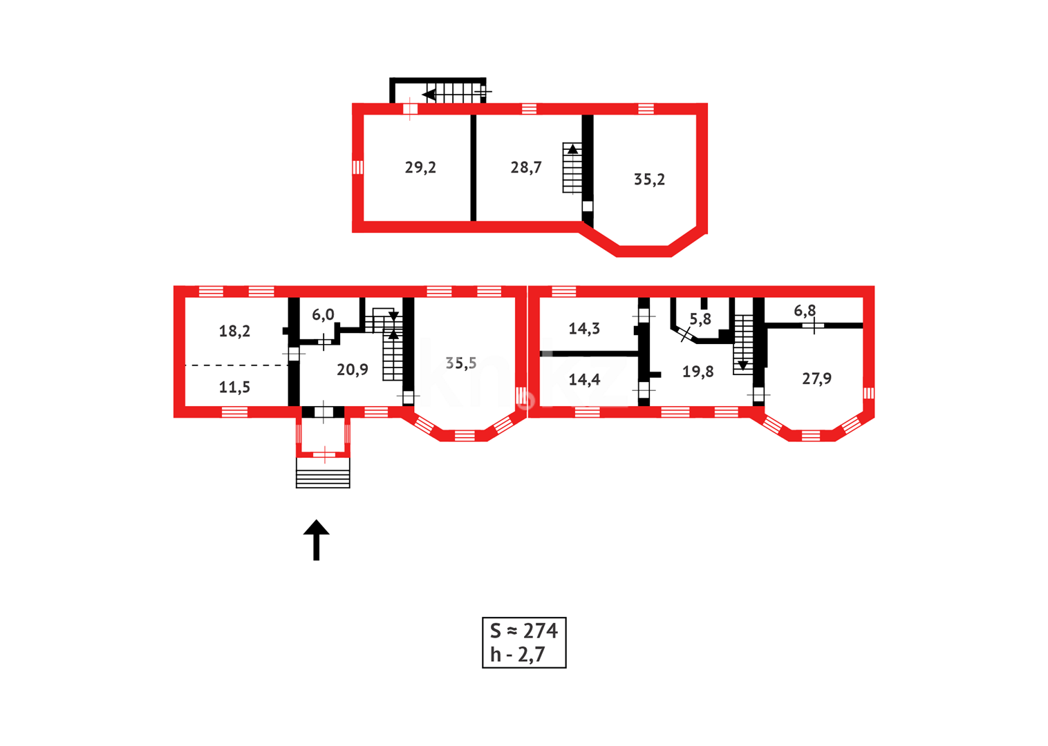 Продажа 6-комнатного дома, 274 м² в Караганде - фото 38