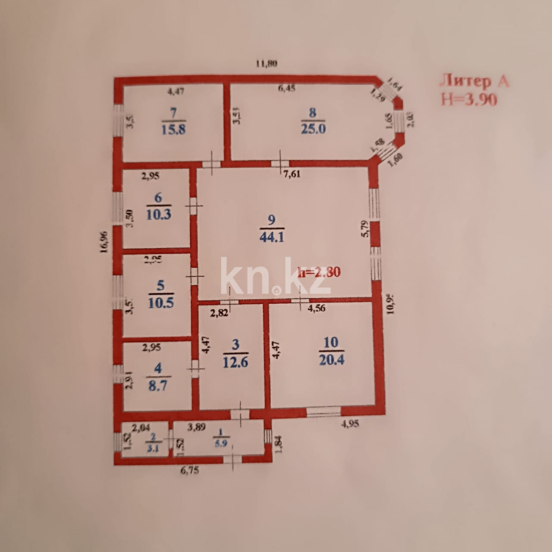 Продажа 5-комнатного дома, 160 м², ул. Кокбастау, дом  64 в Алматинской области - фото 2