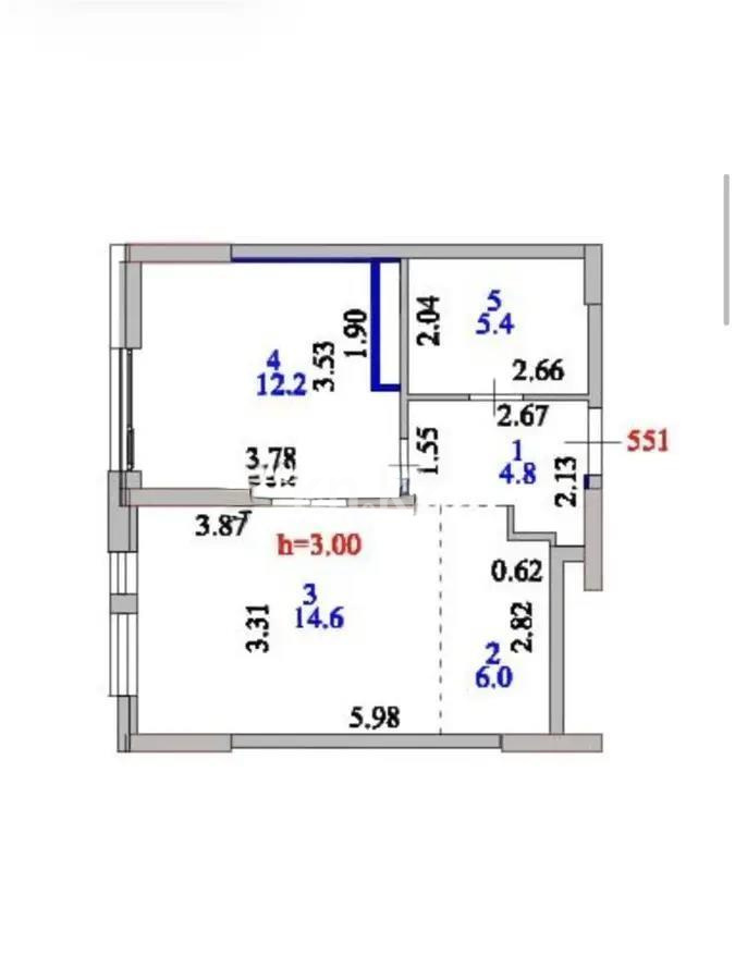 Продажа 2-комнатной квартиры, 43 м² в Астане - фото 6