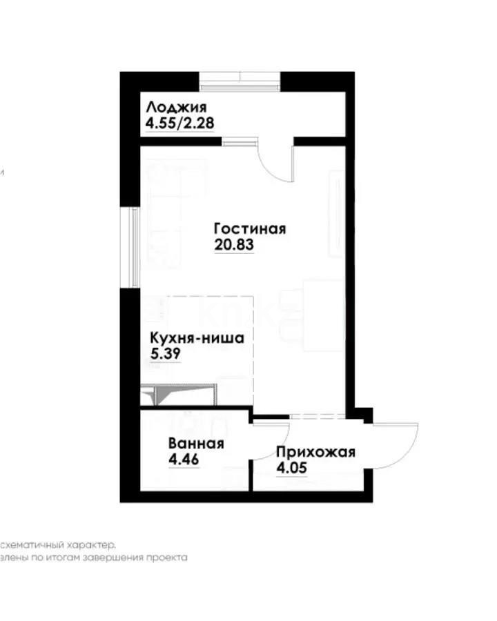 Продажа 1-комнатной квартиры, 37.01 м² в Алматы