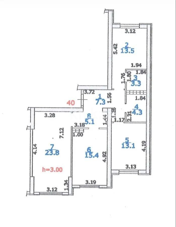 Продажа 3-комнатной квартиры, 86 м² в Алматы - фото 7