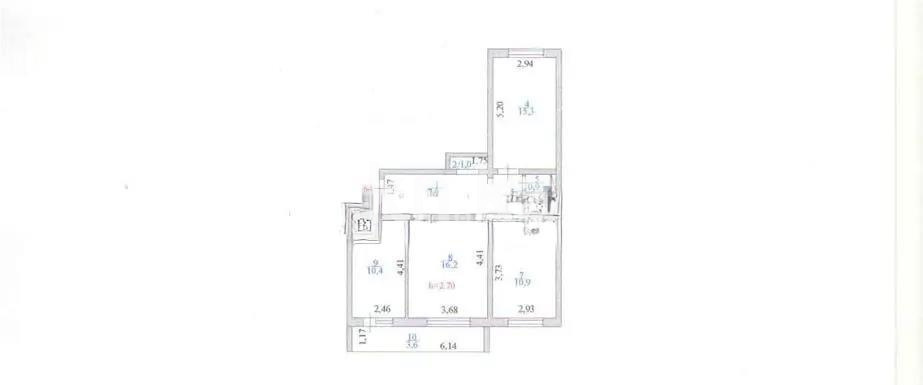 Продажа 3-комнатной квартиры, 72 м², пер. Ташенова, дом  4/1 в Астане - фото 3
