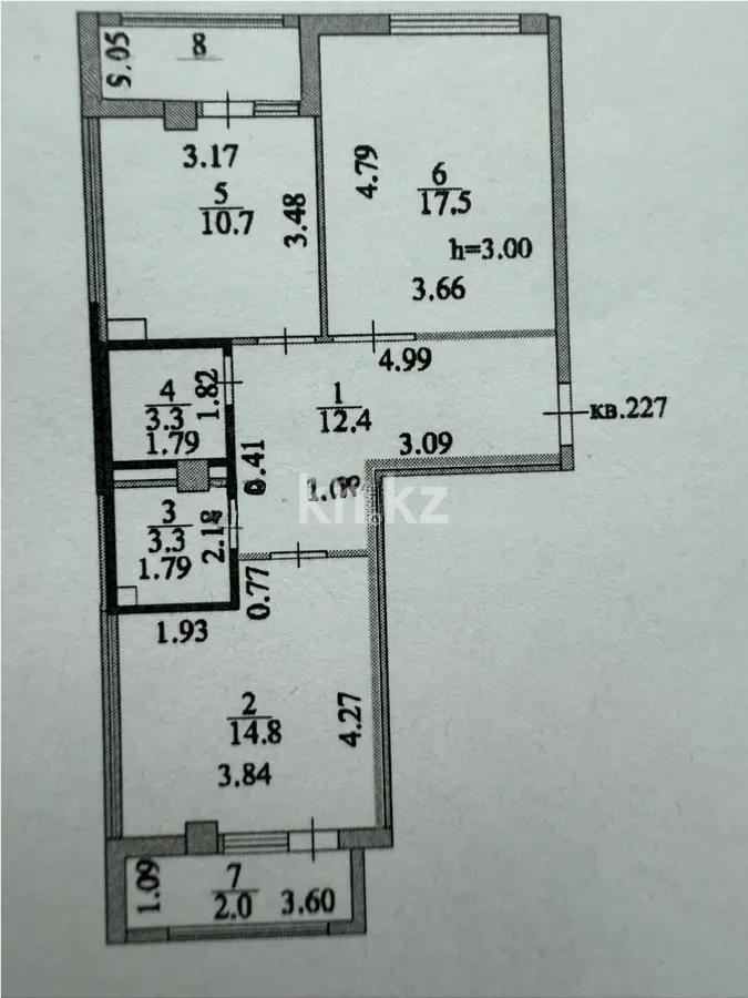 Продажа 2-комнатной квартиры, 65.7 м² в Астане - фото 4