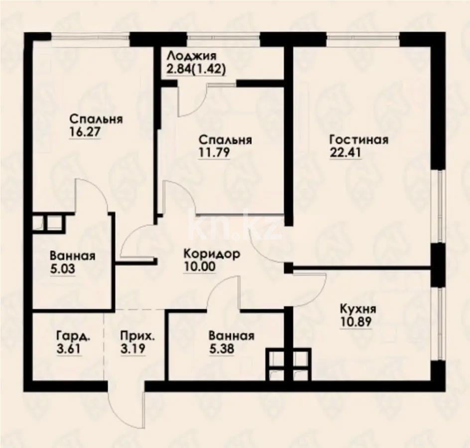 Продажа 3-комнатной квартиры, 92 м² в Алматы - фото 2