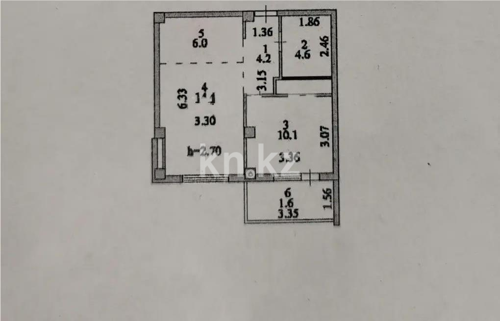 Продажа 2-комнатной квартиры, 42 м² в Астане - фото 6