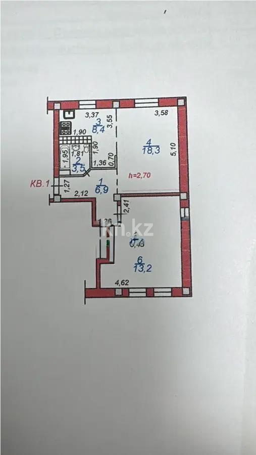 Продажа 3-комнатной квартиры, 58.3 м² в Алматы - фото 4