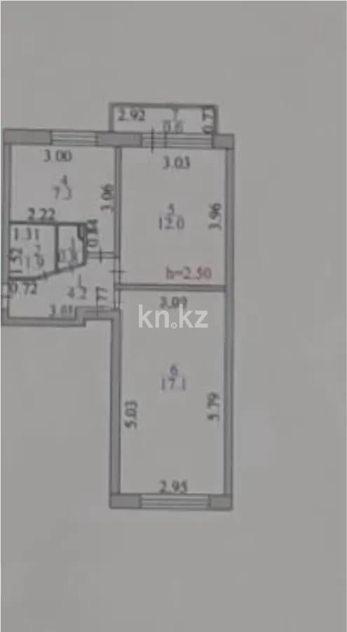 Продажа 2-комнатной квартиры, 45 м², ул. Потанина, дом  10 в Астане - фото 4