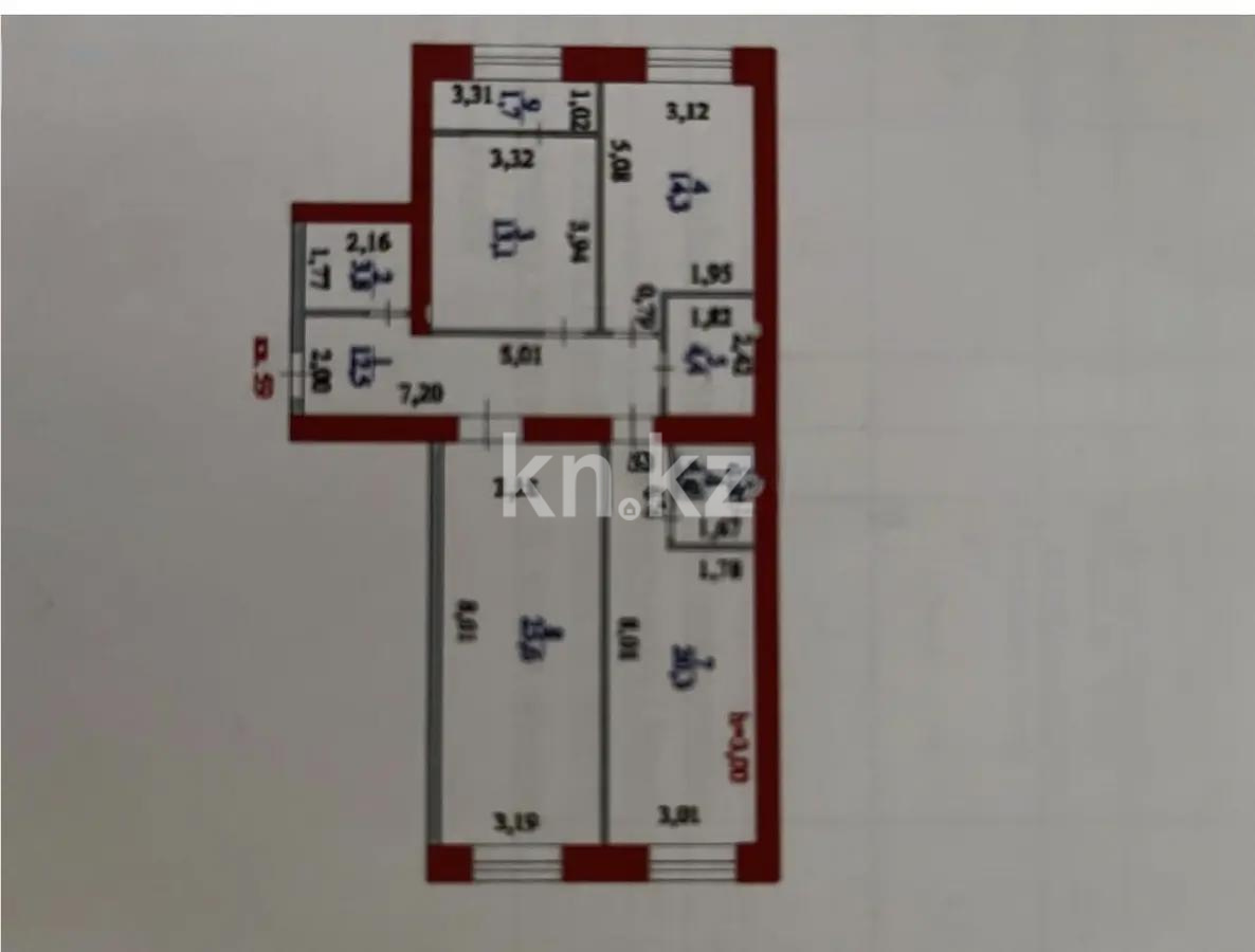 Продажа 3-комнатной квартиры, 100 м² в Астане