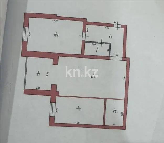 Продажа 3-комнатной квартиры, 83 м² в Караганде - фото 7
