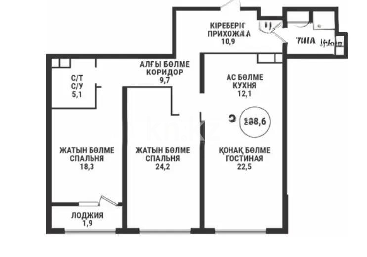 Продажа 3-комнатной квартиры, 108 м² в Алматы