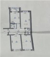 Продажа 3-комнатной квартиры, 93 м² в Алматы