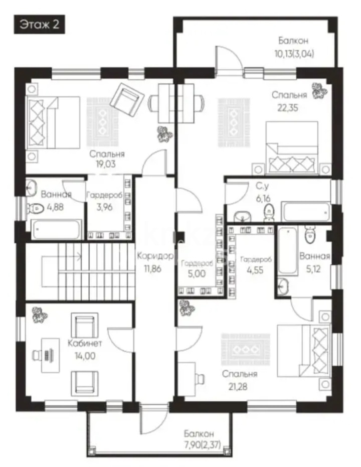 Продажа 6-комнатного дома, 268 м² в Алматинской области - фото 4