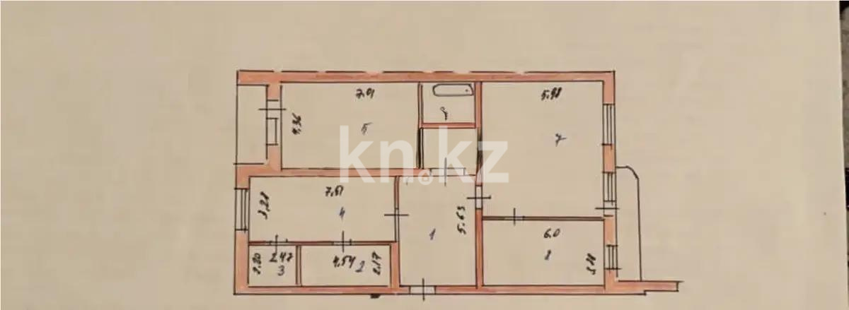 Продажа 3-комнатной квартиры, 162 м² в Астане