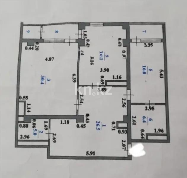 Продажа 2-комнатной квартиры, 108 м² в Астане