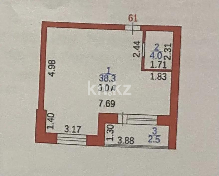 Продажа 1-комнатной квартиры, 44 м² в Караганде - фото 5