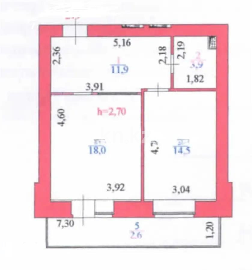 Продажа 2-комнатной квартиры, 51 м², пр. Тлендиева, дом  36 в Астане - фото 4