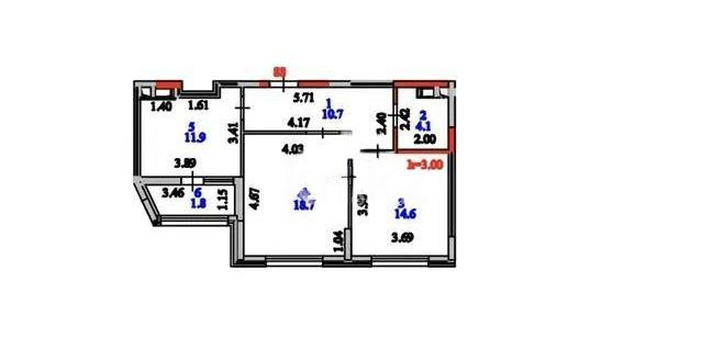 Продажа 2-комнатной квартиры, 61.8 м² в Астане - фото 4
