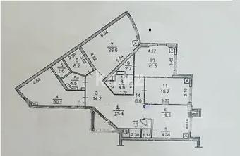 Продажа 4-комнатной квартиры, 158.4 м² в Алматы