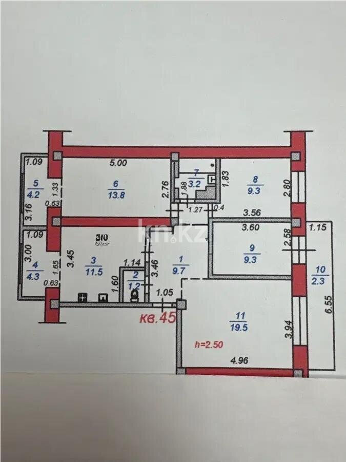Продажа 4-комнатной квартиры, 88.3 м² в Алматы - фото 7