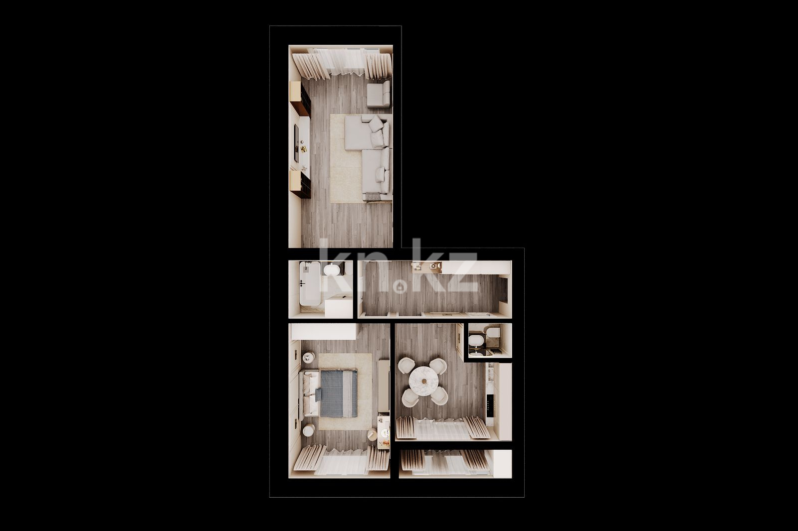 Продажа 2-комнатной квартиры, 72.54 м² в Актобе - фото 11