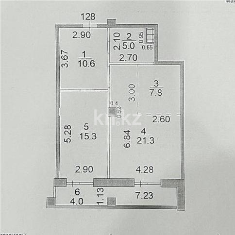 Продажа 2-комнатной квартиры, 64 м² в Караганде - фото 19