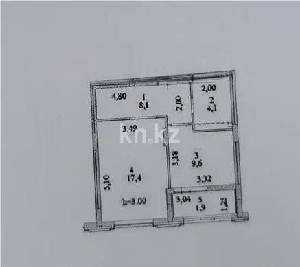 Продажа 1-комнатной квартиры, 41.1 м² в Астане - фото 3