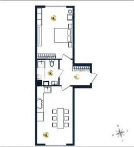 Продажа 2-комнатной квартиры, 47.72 м² в Алматы