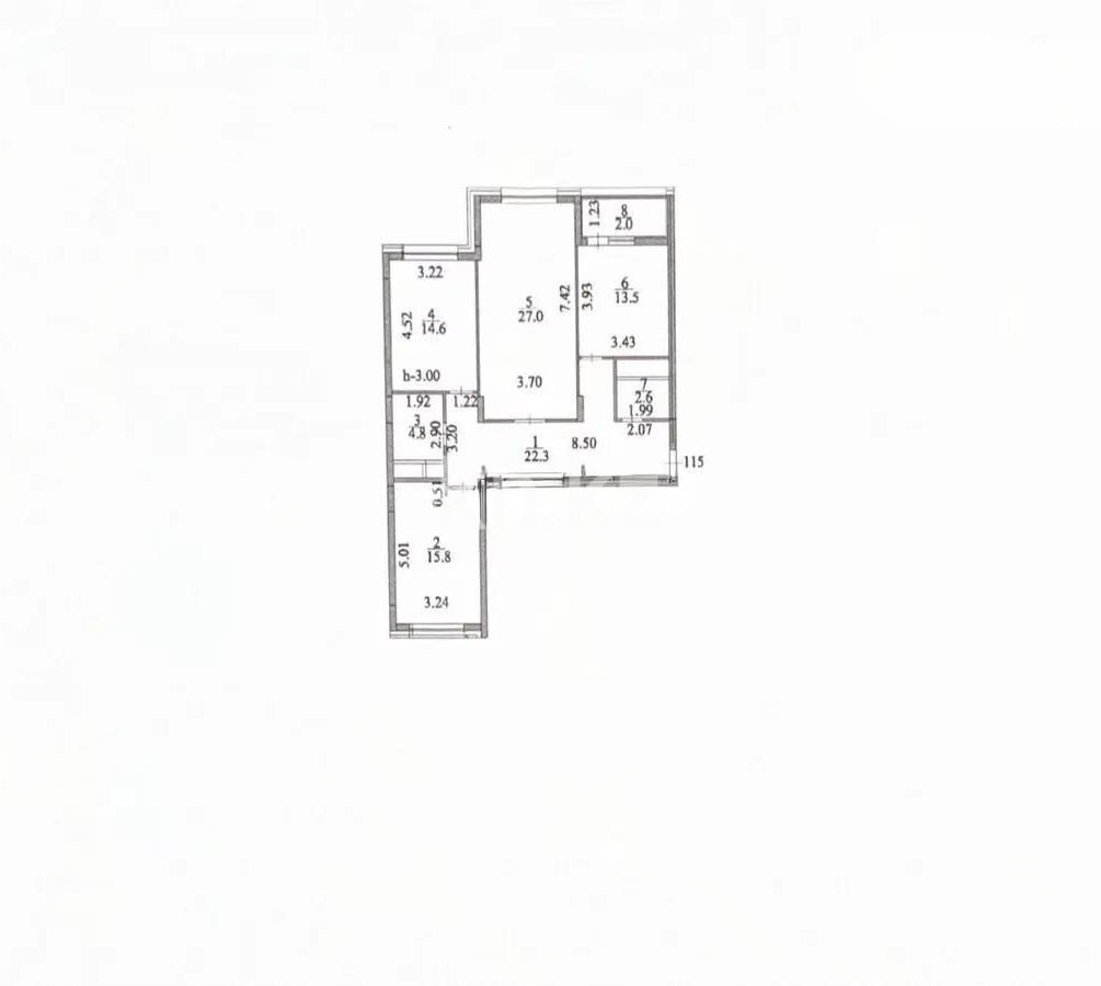 Продажа 3-комнатной квартиры, 102.3 м² в Астане - фото 3