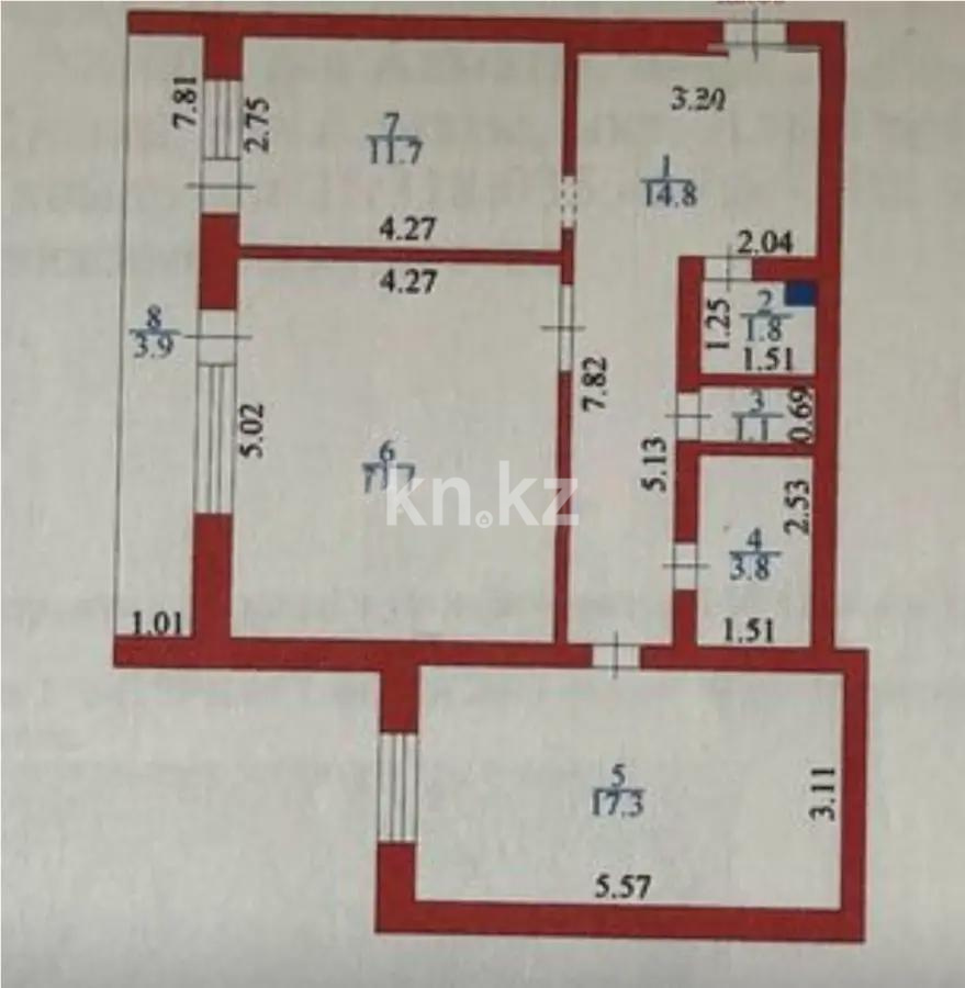 Продажа 2-комнатной квартиры, 75.8 м² в Астане - фото 5