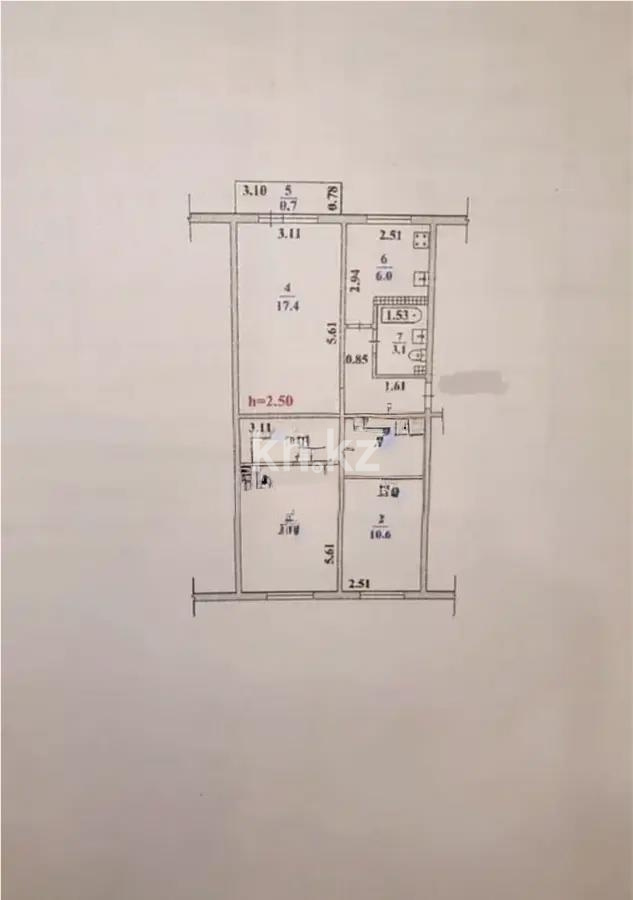 Продажа 3-комнатной квартиры, 64 м² в Алматы - фото 6