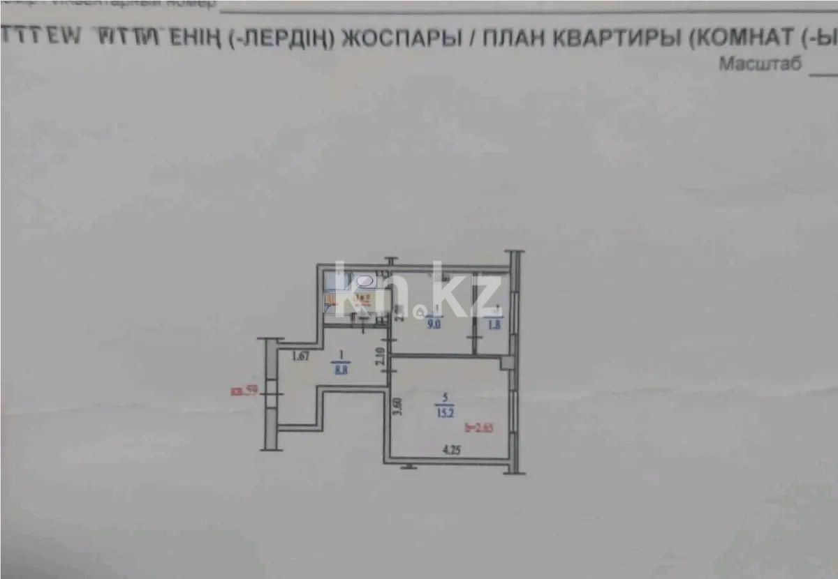 Продажа 1-комнатной квартиры, 38.4 м², мкр-н Шугыла, дом  340/4 в Алматы