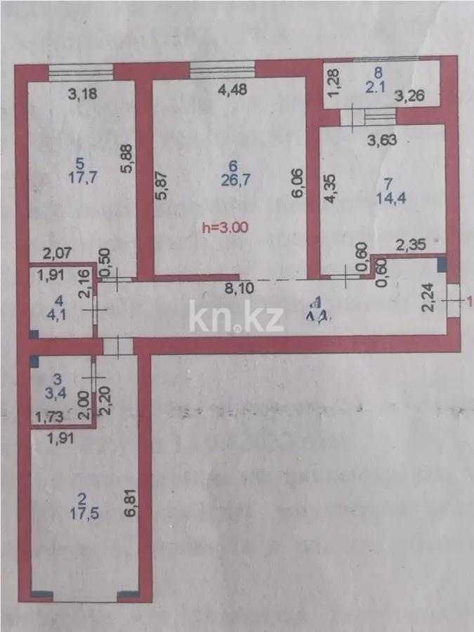 Продажа 3-комнатной квартиры, 104 м² в Астане - фото 8