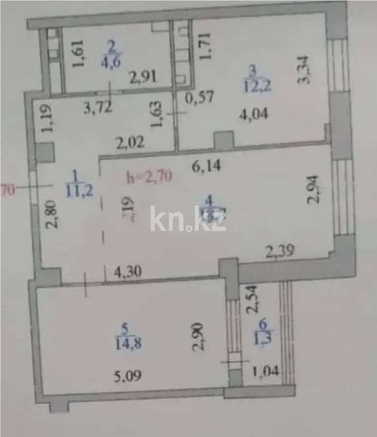 Продажа 2-комнатной квартиры, 63 м² в Астане - фото 7