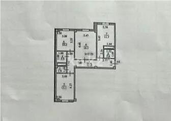 Продажа 3-комнатной квартиры, 71.3 м² в Астане