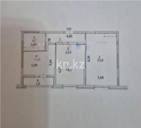 Продажа 3-комнатной квартиры, 66 м² в Астане - фото 3