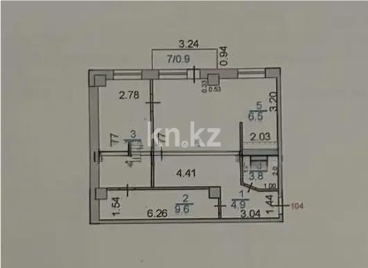 Продажа 2-комнатной квартиры, 67 м² в Караганде - фото 6