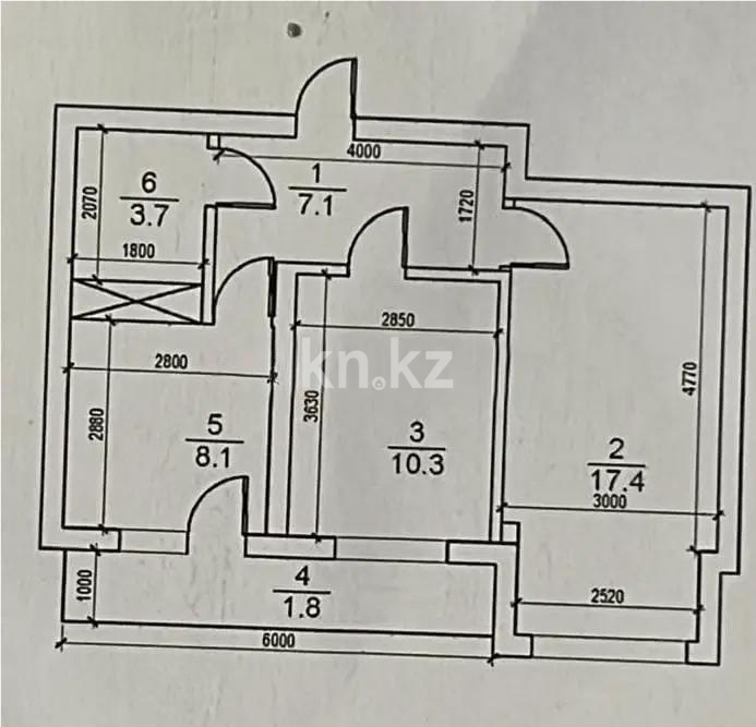 Продажа 2-комнатной квартиры, 47 м², пр. Жибек жолы, дом  81 в Алматы - фото 7