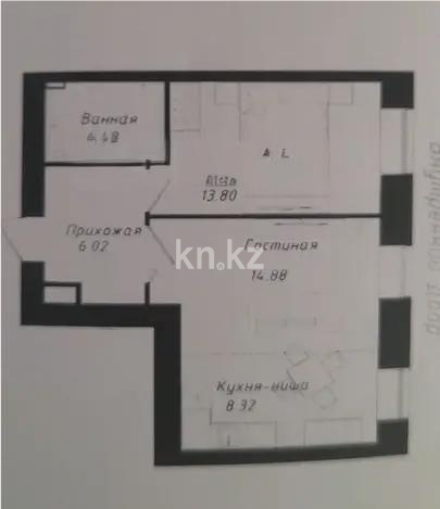 Продажа 2-комнатной квартиры, 47.5 м² в Астане