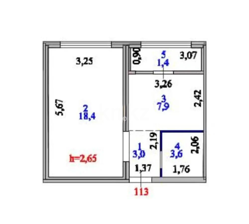 Продажа 1-комнатной квартиры, 35 м² в Астане - фото 4