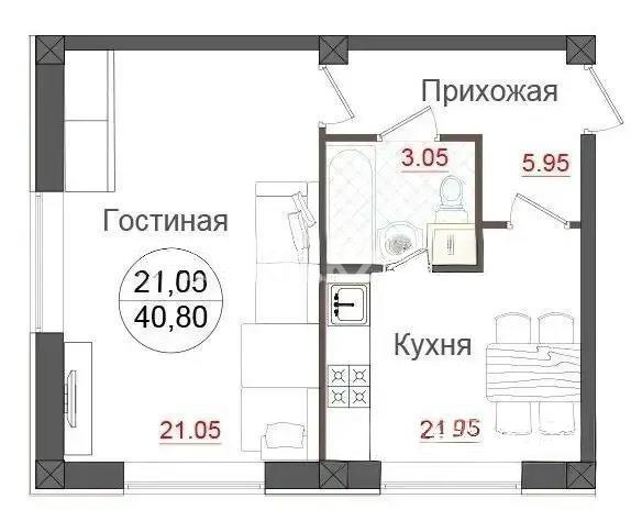 Продажа 1-комнатной квартиры, 41 м² в Алматы - фото 4