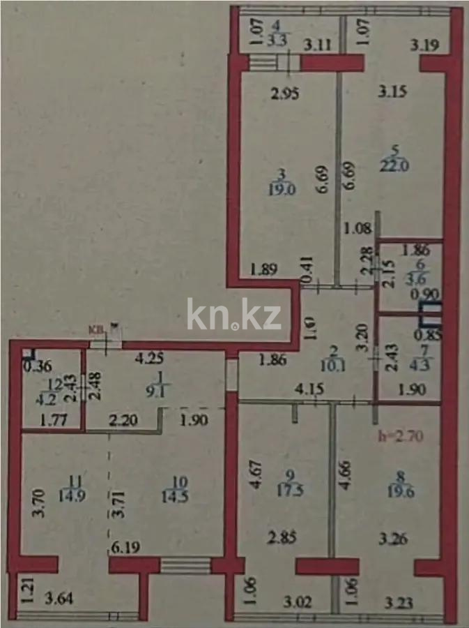 Продажа 4-комнатной квартиры, 142 м², пр. Мангилик Ел, дом  33/2 в Астане - фото 3