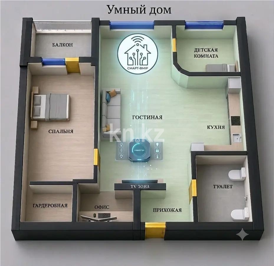 Продажа 3-комнатной квартиры, 60 м² в Алматы - фото 7