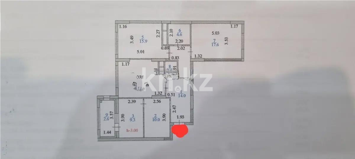 Продажа 4-комнатной квартиры, 92 м², ул. Туркестан, дом  28 в Астане