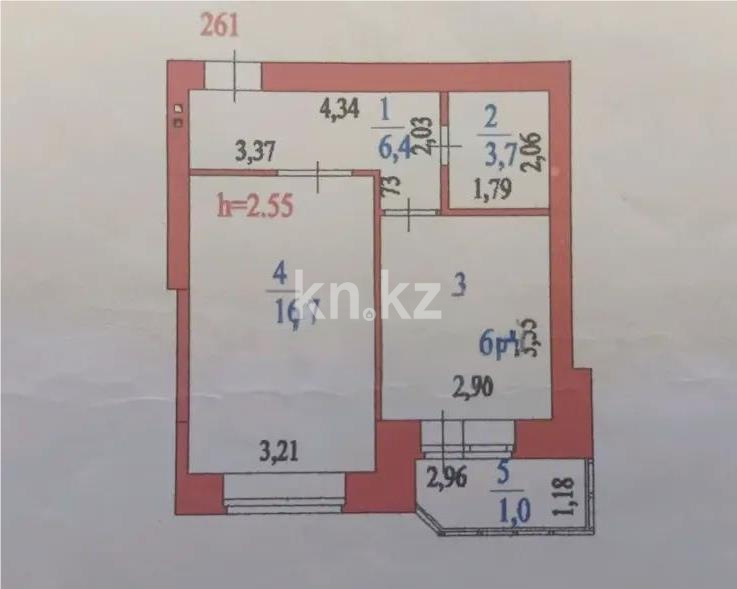 Продажа 1-комнатной квартиры, 38.1 м² в Астане - фото 6