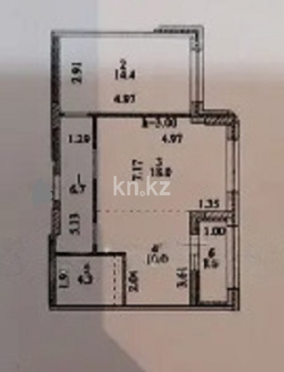 Продажа 2-комнатной квартиры, 55 м² в Астане - фото 2